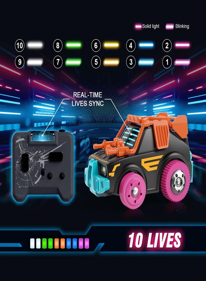 Winyea Tag RC Cars 2 Pack Remote Control Combat Cars: 2.4G Rechargeable | 360° Interactive Shooting Battle | Family Parent-Child and Party Fun | Toy for 6+ Year Old Boys Girls - Image 3
